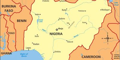 Нигерийская karta prikazuje Države