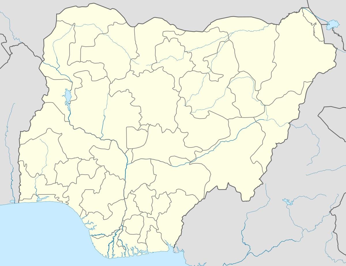 Karta опустынивания u Nigeriji