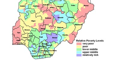 Karta gospodarskih Nigeriji