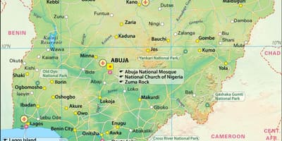 Karta slike iz Nigerije